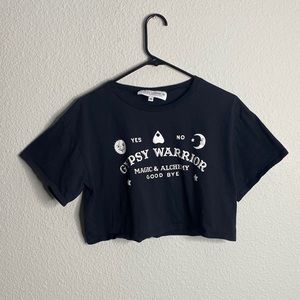 Gypsy Warrior ouija crop top